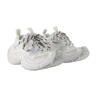 Balenciaga Womens Sculptural Exoskeleton Design Sneaker White Plastic