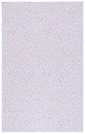 Safavieh Alfombra r&uacute;stico de poli&eacute;ster blanco/rosa, 152 x 244 cm