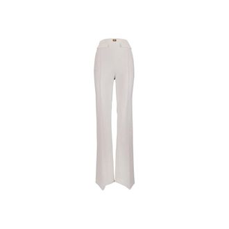 Elisabetta Franchi Mujer, Pantalones, Blanco, Talla: L