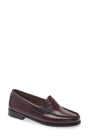 G.H. Bass & Co. Whitney Weejuns Penny Loafer in Wine at Nordstrom, Size 5