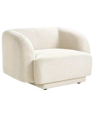 Beliani Sill&oacute;n de tela beige
