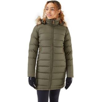 RAB Deep Cover Parka - Womens in Army at Nordstrom, Size X-Small
