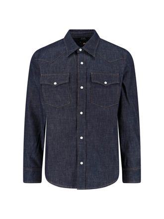 A.P.C. Denim Shirt - Blue