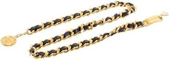 Chanel Pre-owned Belts, female, Black, Size: ONE SIZE Pre-owned Chain belt