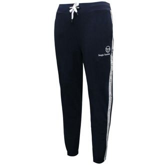 Sergio Tacchini Stretch Taille Logo Navy Blauw Heren Track Broek 038559 204