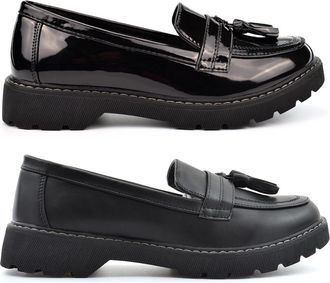 Generic Girls School Shoes Girls School Loafers Size 5 Womens Patent Shoes Ladies Tassel Loafers Size 6 Slip On Shoe Tassel Shoe Ladies Loafer Womens Loafer S