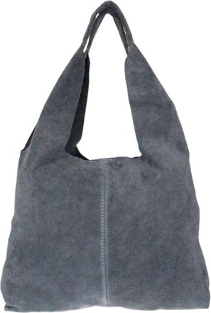 Girly HandBags Womens Plain Open Shoulder Bag - Dark Grey
