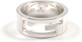Gucci Silver Silver 925 Band Ring (Pre-Owned)