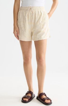 Scotch & Soda Jacquard Towelling Shorts in Fog at Nordstrom, Size X-Large