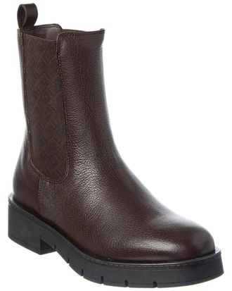 Ferragamo Mojave Leather Chelsea Boot