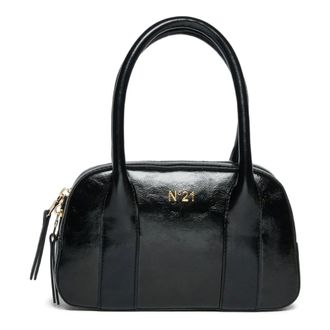 N&deg;21 Handbags, female, Black, Size: ONE SIZE Shoulder Bag with Logo