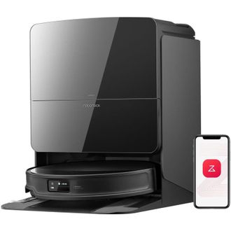 Roborock Saros 10 Robot Aspirador, 22.000Pa de succi&oacute;n, 7,98 cm Ultrafino, fregona extra&iacute;ble autom&aacute;tica, AI de evitaci&oacute;n de obst&aacute;culos, dispensador