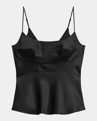 Theory Satin Curve Cami