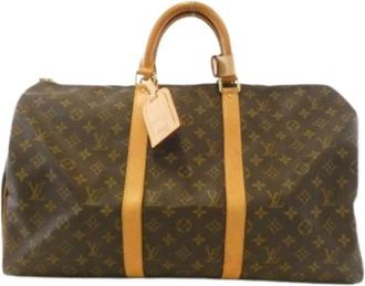 Louis Vuitton Pre-owned Weekend Bags, female, Brown, Size: ONE SIZE Pre-owned Boston Bag