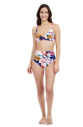 Gottex Melody Sweetheart Twist Bikini Top in Multi at Nordstrom, Size 14