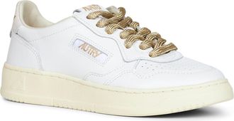 Autry Womens Sneakers Medalist Low White Leather Calf Trainers