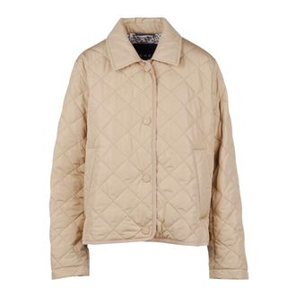 Max Mara Light Jackets, female, Beige, Size: 2XL Piumino corto imbottito