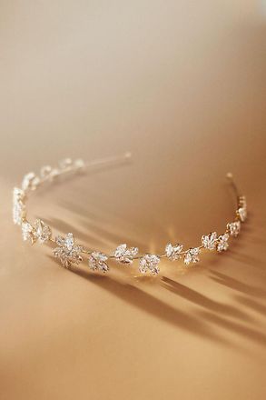 Theia Crystal Floral Headband