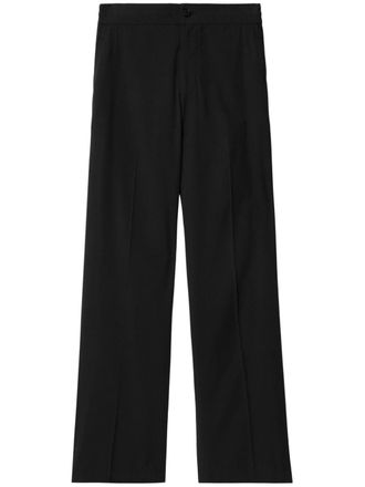 Burberry Geplooide pantalon - Zwart
