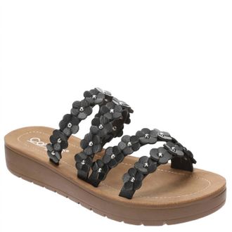 Corkys Footwear Womens Garden Party Slides Sandals In Black