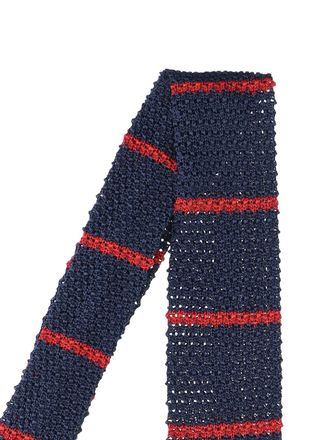Polo Ralph Lauren Striped Silk Necktie - Navy
