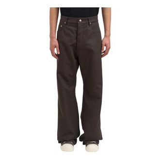 Rick Owens Geth Jeans - male - Rick Owens - Wide Jeans - Gray - W31 - Jeans