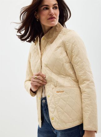 Barbour Womens Annandale corduroy collar quilted jacket