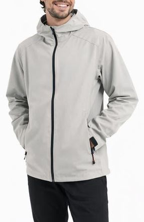 Hawke & Co Seam Sealed 2.0 Waterproof Hooded Jacket in Oyster at Nordstrom Rack, Size X-Large