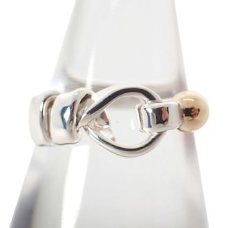 Tiffany & Co. Yellow Gold (18K) Sterling Silver 925 Band Ring (Pre-Owned)