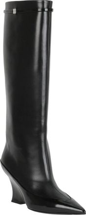 Givenchy Raven Tall Leather Wedge Boot