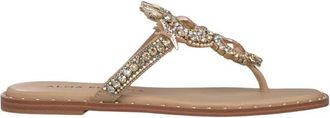 Alma En Pena Marine Sandaal met T-bandje - Dames - Slippers - Beige - 36 EU - Schoenen