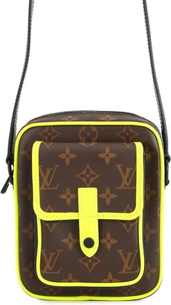 Louis Vuitton Monogram Macassar Brown Monogram Macassar Noir Yellow Monogram Shoulder Bag (Pre-Owned)