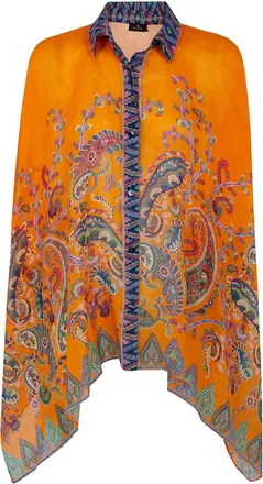 Etro Printed Oversized Shirt
