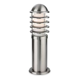 Netlighting Penrith Bollard 450mm Stainless Steel IP44 in Grey