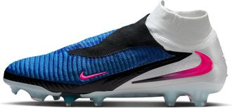 Nike Mens Phantom 6 High Elite Firm-Ground Soccer Cleats in Blue | HJ2147-446