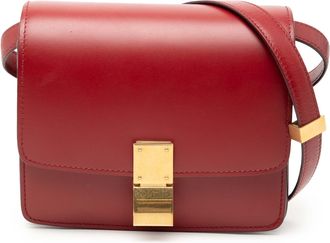 Celine Pre-owned Womens Small Calfskin Classic Box - Brown Leather - One Size