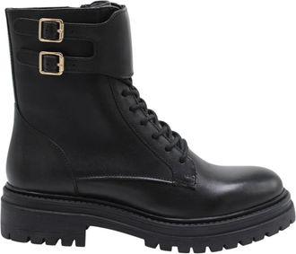 Geox Boljevac Veterlaars - Dames - Veterlaarzen - Zwart - 38 EU - Schoenen