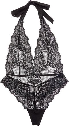 Le Mystere Lace Allure Halter Bodysuit
