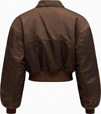 Ganni Removable Collar Bomber Jacket - Black