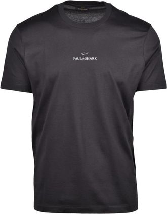 Paul & Shark T-shirts - Heren - T-shirts - Zwart - M - Katoen - Tops