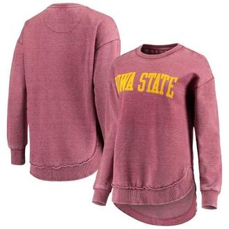 Pressbox Womens Pressbox Cardinal Iowa State Cyclones Vintage Wash Pullover Sweatshirt at Nordstrom, Size Medium