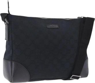 Gucci Pre-owned GG Canvas Shoulder Bag - Dames - Vintage Schoudertas - Zwart - ONE Size - Vintage
