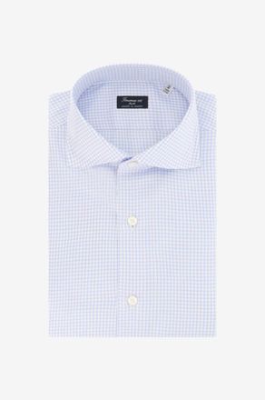 Finamore Hemd aus Baumwolle mit Karomotiv Edoardo Napoli Fit