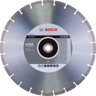 Bosch 2 608 602 621 - Disco Tronzador De Diamante Standard For Abrasive - 350 X 20,00+25,40 X 2,8 X 10 Mm (pack De 1)