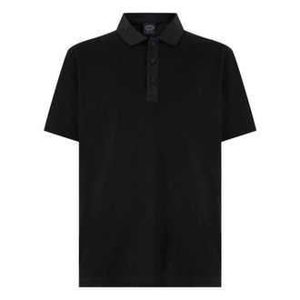 Paul & Shark Polo Shirt - male - Paul & Shark - Polo Shirts - Black - 2XL - Tops