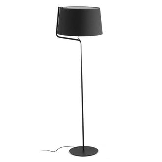 Netlighting Berni 1 Light Floor Lamp Black E27