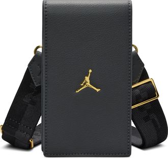 Nike Jordan Womens Jordan Monarch Lanyard Wallet in Black | WA9165-G0T