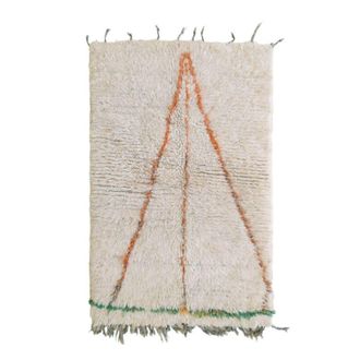 AFK Living Alfombra bereber marroqu&iacute; de pura lana 133 x 182 cm