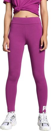 Puma Womens Essentials Logo Leggings (S) Magenta 10