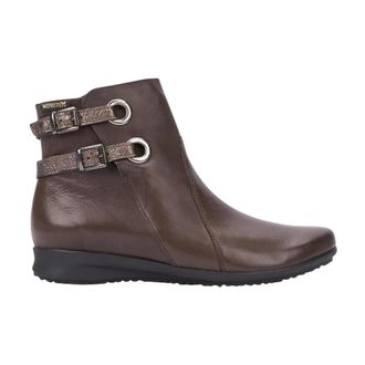 Mephisto Flavie Enkellaarsjes - Dames - Schoenen - Bruin - Maat: 40 EU Leer